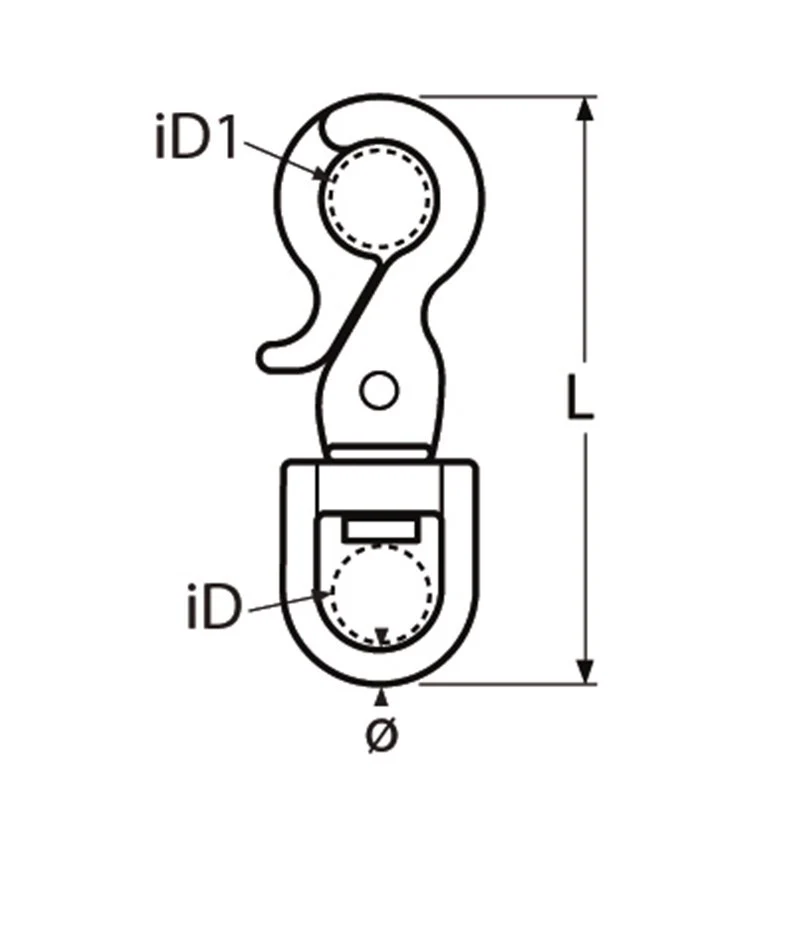 Marinetech 8534416 Snapsluiting met Warteloog 16mm x 65mm - Image 2