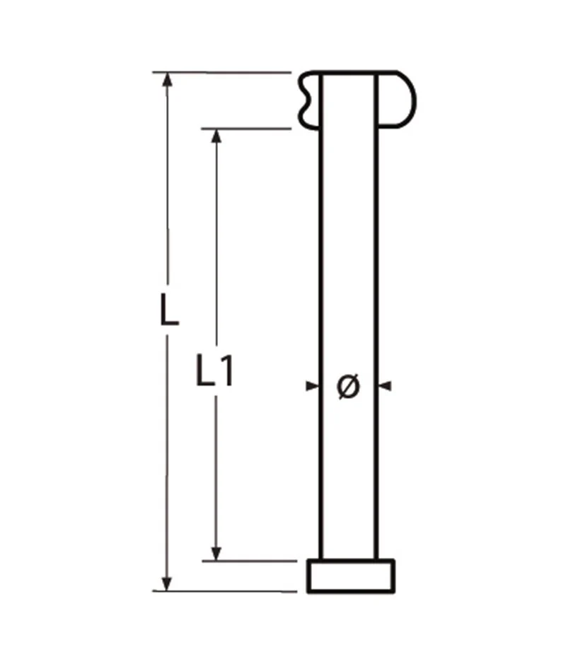 Marinetech Borstbout 6x26 mm met sleutel (5 stuks) - Image 2