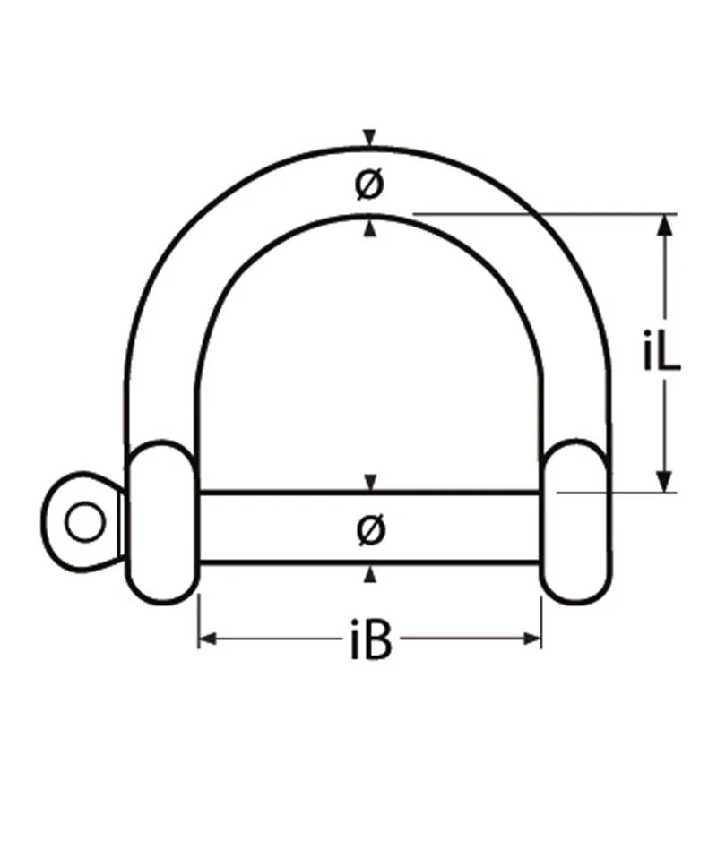 Marinetech D-Sluiting Breed 8mm BL:2.500kg - Image 2