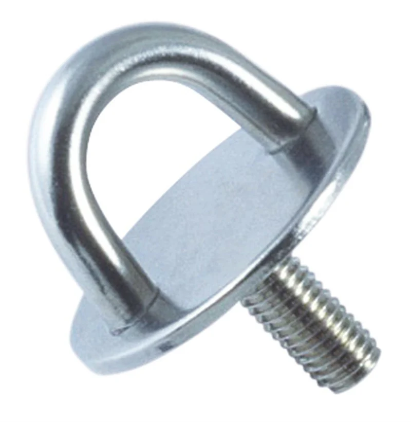 Marinetech Dekoog Rond 6mm / M8 met ronde grondplaat 40mm en draadeinde M8 - Image 2