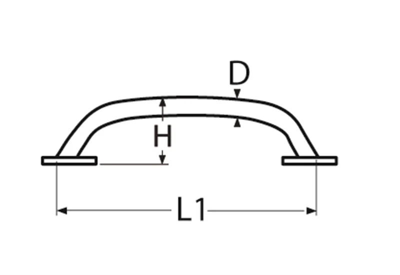 Marinetech Handgreep L=300 mm - Image 2