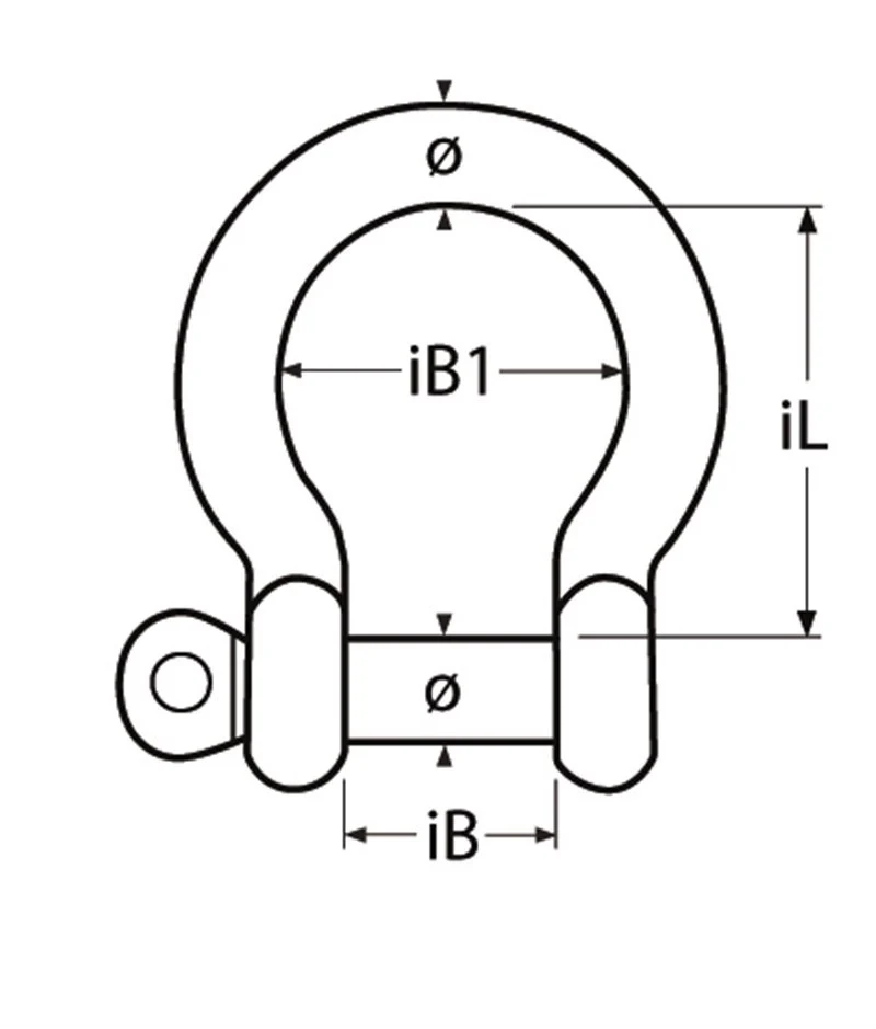 Marinetech Harpsluiting Borgbout 5 mm BL:1.300kg - Image 2