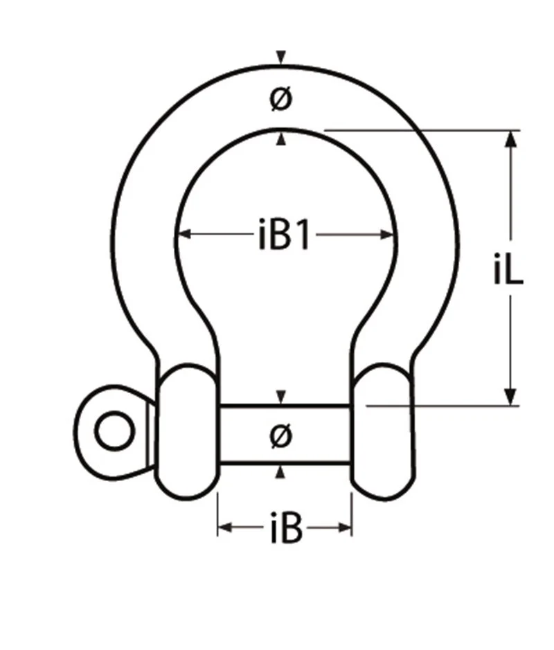 Marinetech Harpsluiting Kort 4mm BL:800kg - Image 2
