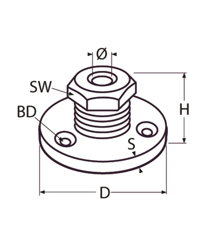 Marinetech Kabeldoorvoer 6mm - Image 2