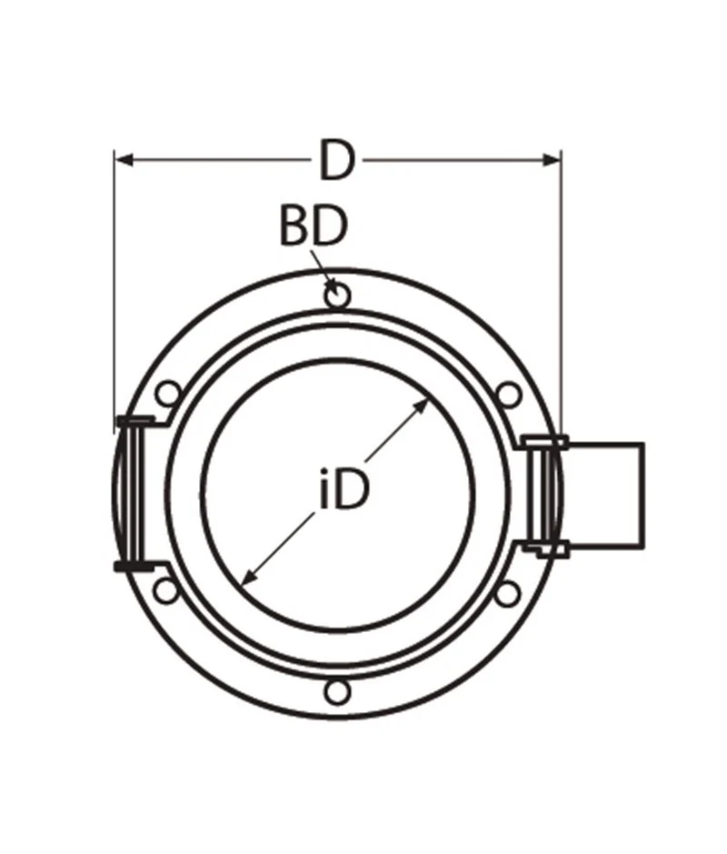 Marinetech Patrijspoort 150mm met Gehard Glas - Image 2