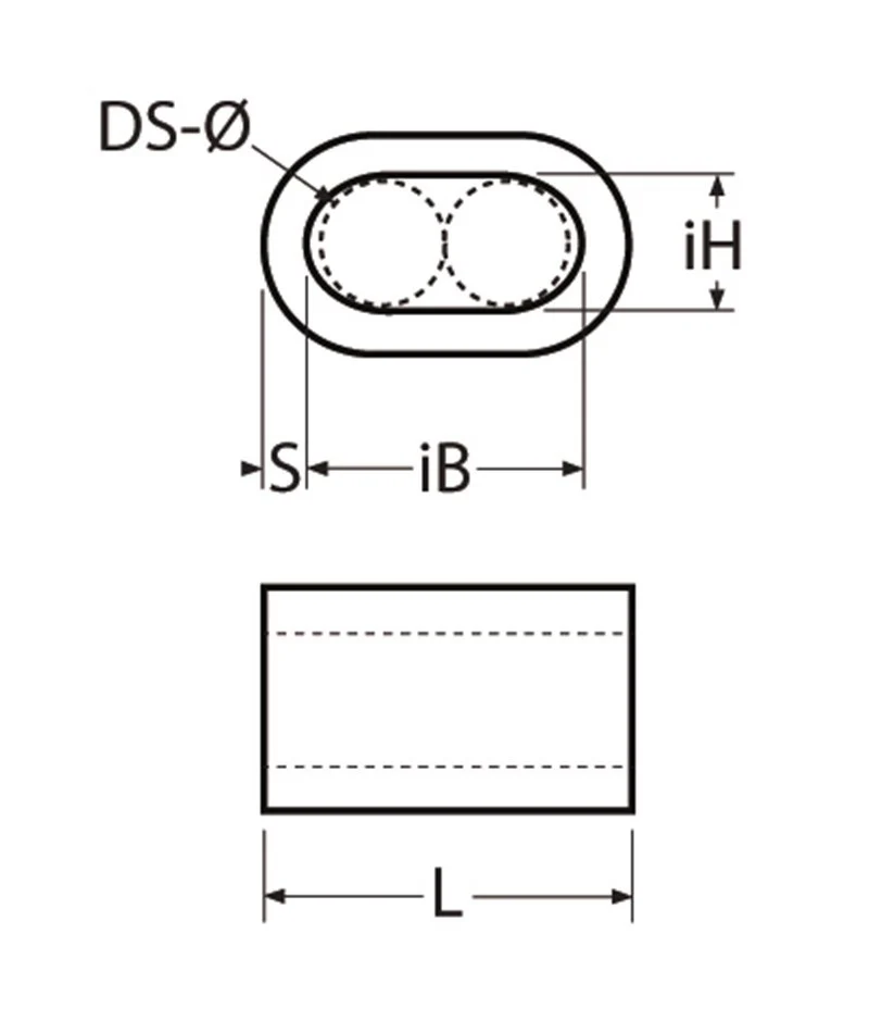 Marinetech Persklem Koper 4mm voor staaldraad (per stuk) - Image 2