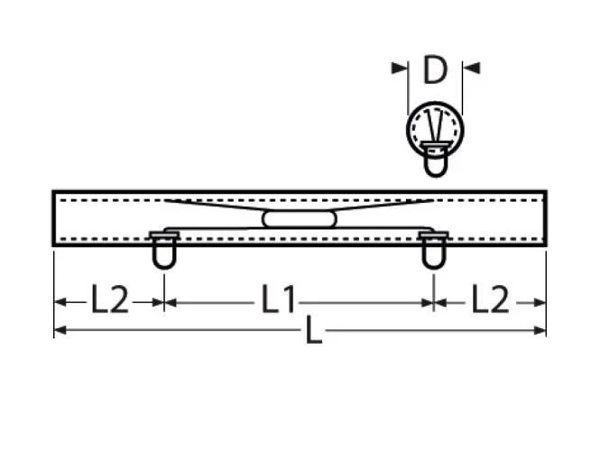 Marinetech Pijp Snelsluiting A4 150mm, voor koker 25x1,5mm - Image 2