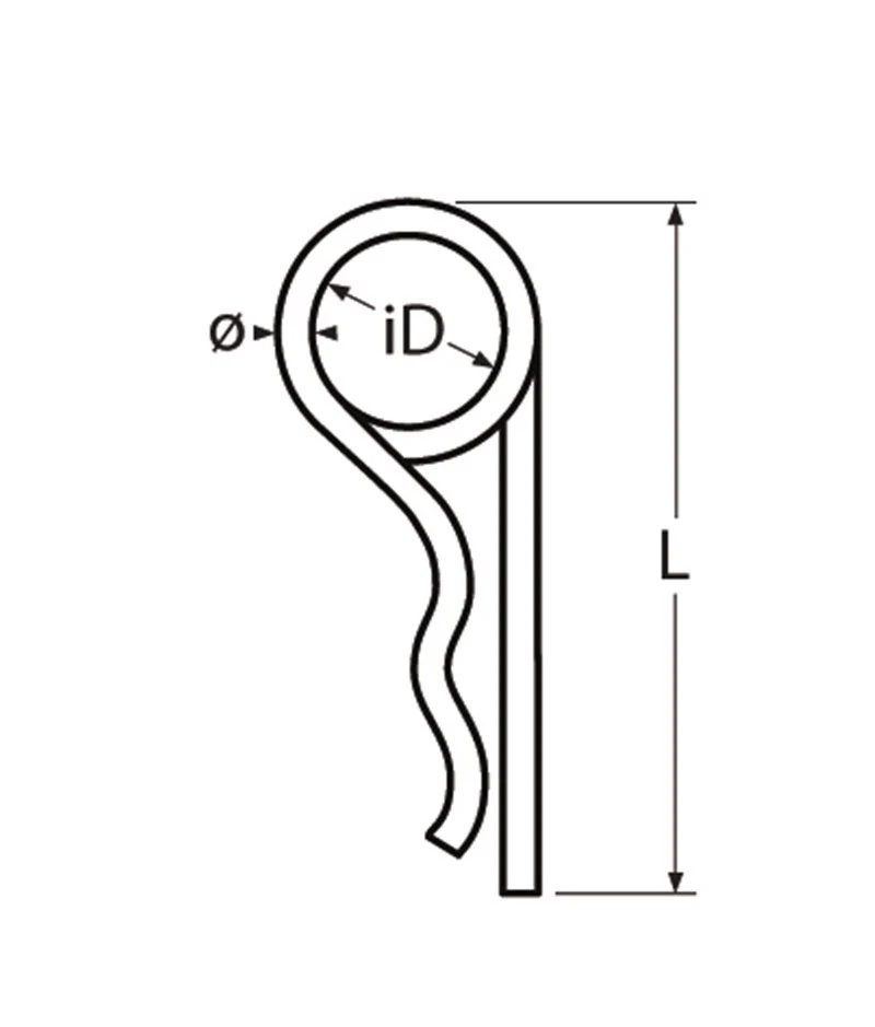 Marinetech Veerborgring 3,6x78 mm per stuk DIN 11024 - Image 2
