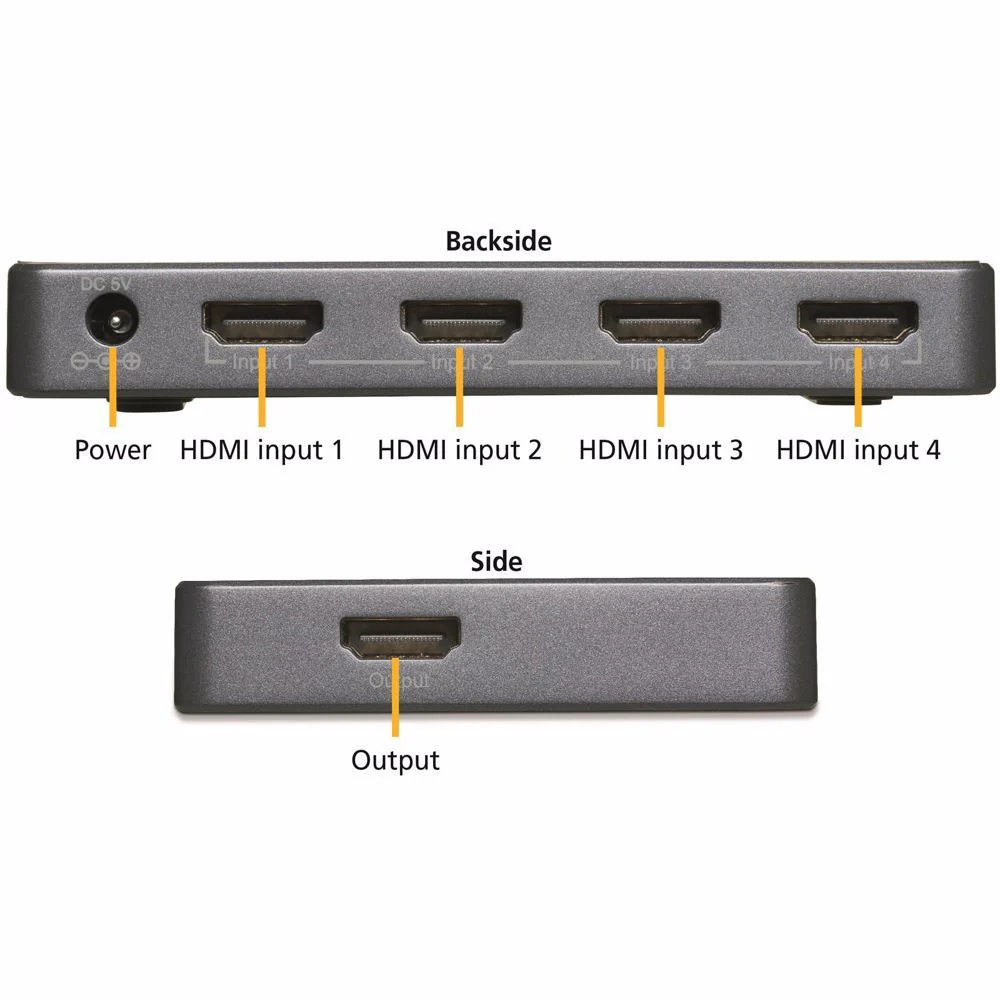 Marmitek Connect 620 UHD 2.0 HDMI switch | 4 in / 1 uit | 4K60 (4:4:4) UHD | HDCP 2.2 - Image 3