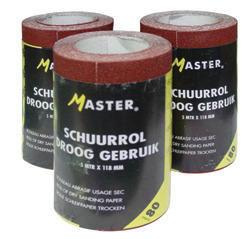 Master Schuurpapier P120 rol 5 meter x 118mm