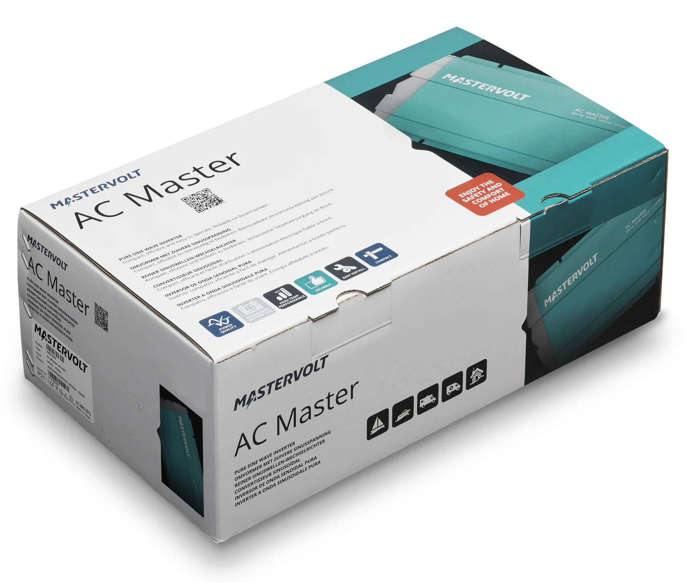 Mastervolt AC Master 12/1000 sinusomvormer met schuko aansluiting - Image 5