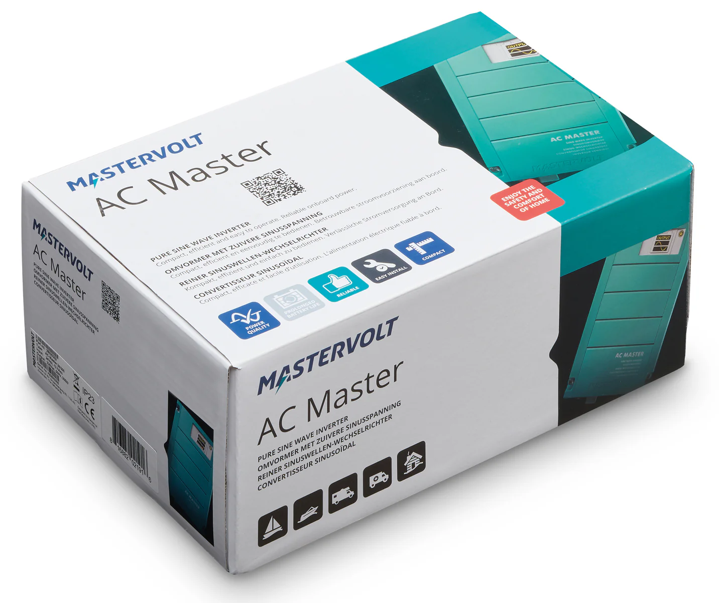 Mastervolt AC Master Inverter 12/500 230V met IEC outlet - Image 3