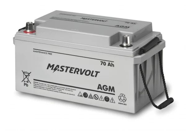 Mastervolt AGM 12/70 Ah voor licht cyclisch gebruik en zeer snel ontladen