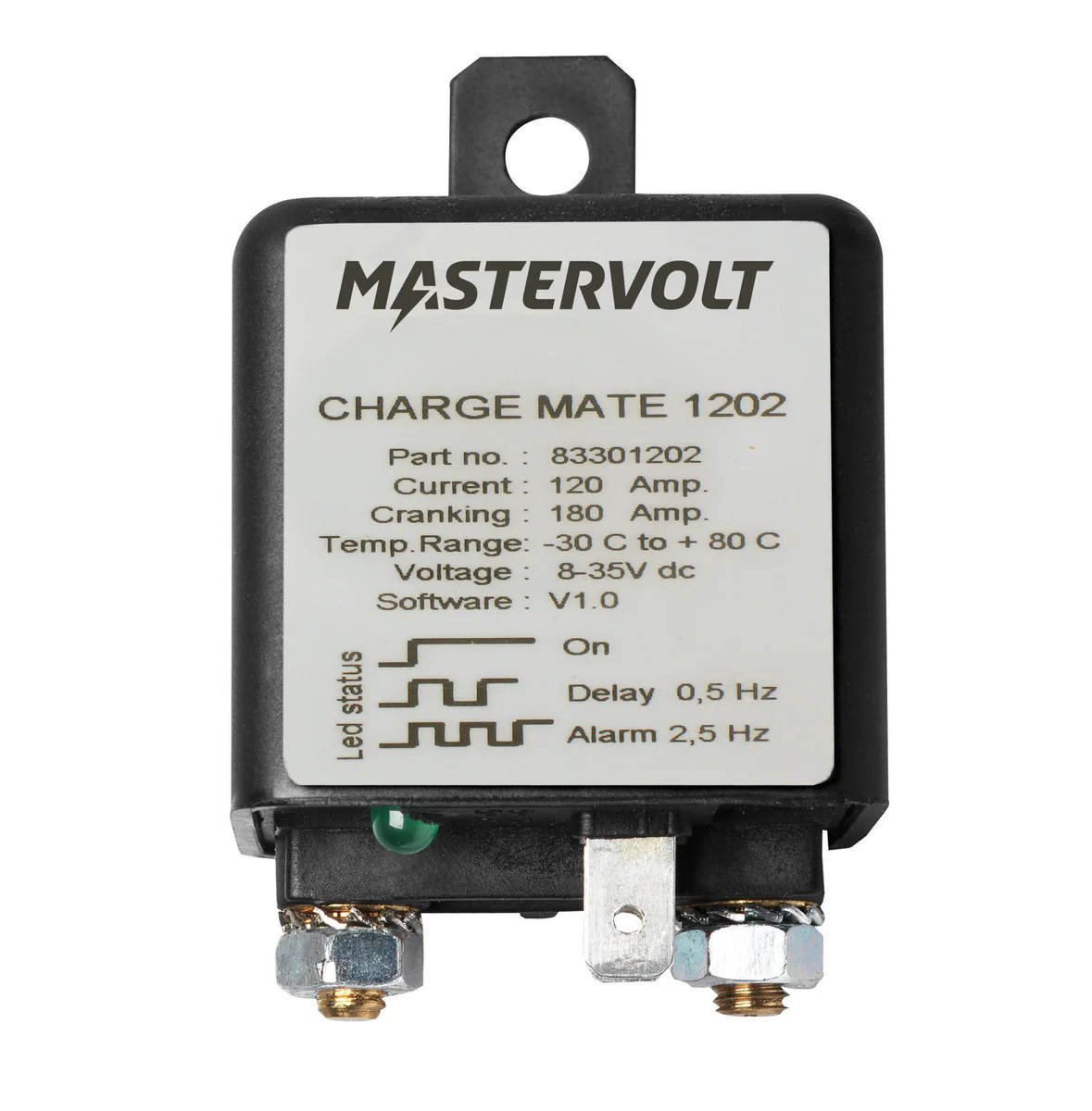 Mastervolt Charge Mate 1202 scheidingsrelais 120 A voor 2 dezelfde accu's - Image 2