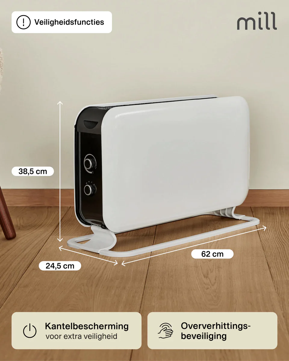 Mill CO2200MECMAX vrijstaande convector kachel - Image 4