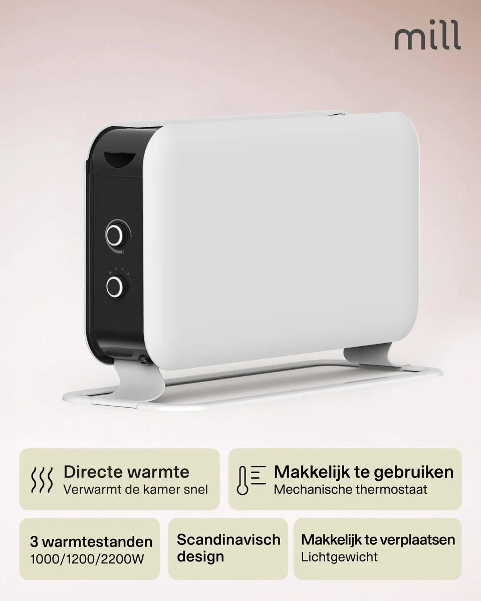 Mill CO2200MECMAX vrijstaande convector kachel - Image 6