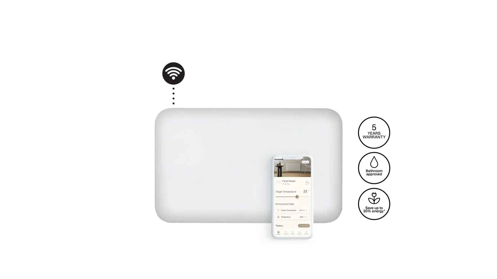Mill PA700WIFI4 Smart WiFi-paneelverwarming - Image 7