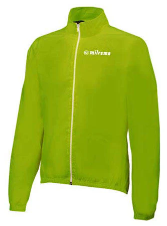 Milremo Basic windbreker fiets windjack groen heren