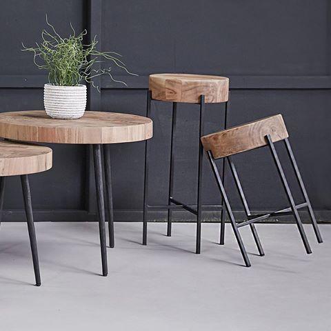 Mioni DISCHI bijzettafel set van 2 en heeft een kruispoot - Image 3