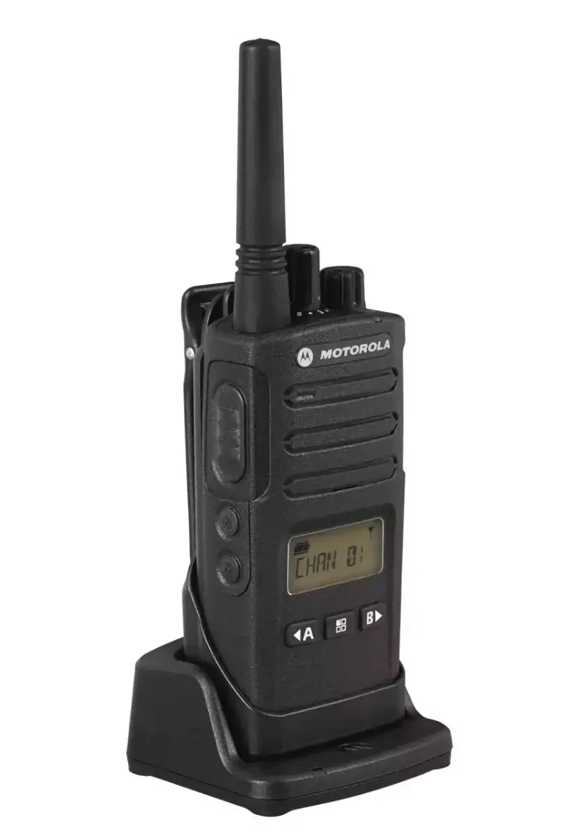 Motorola XT460 portofoon met display en tafellader - Image 6