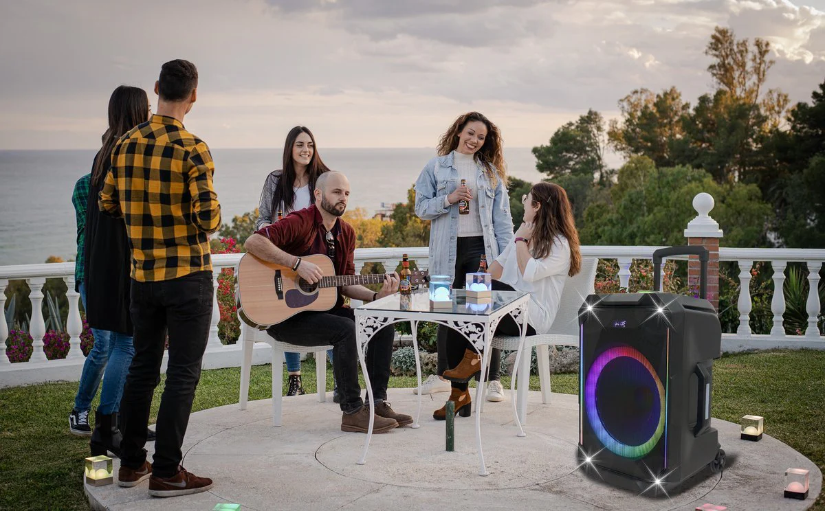 N-Gear THE FLASH 1540 Karaoke Speaker incl draadloze microfoons - Image 3
