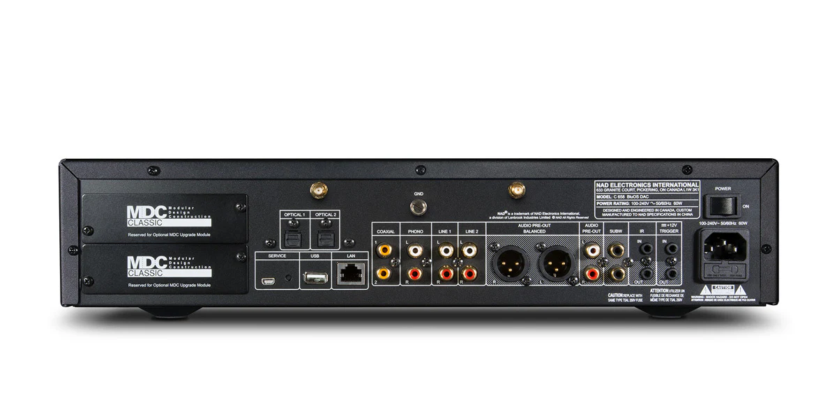 NAD C658 Voorversterker met Muziekstreamer - Image 3