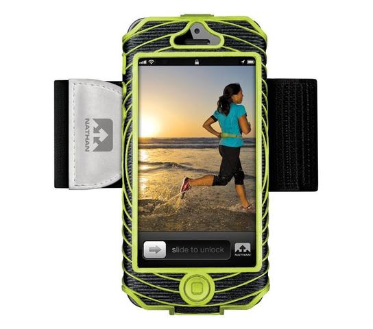 Nathan SonicBoom Iphone 5 houder van gelijk materiaal aan hightec hardloopschoenen