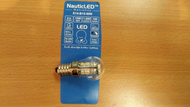 NauticLED Bulb-15 E14 rondom schijnend, 2700K - Image 2