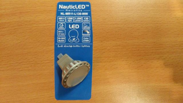 NauticLED MR11 L130 lichthoek breed 120 graden, 2700K - Image 2