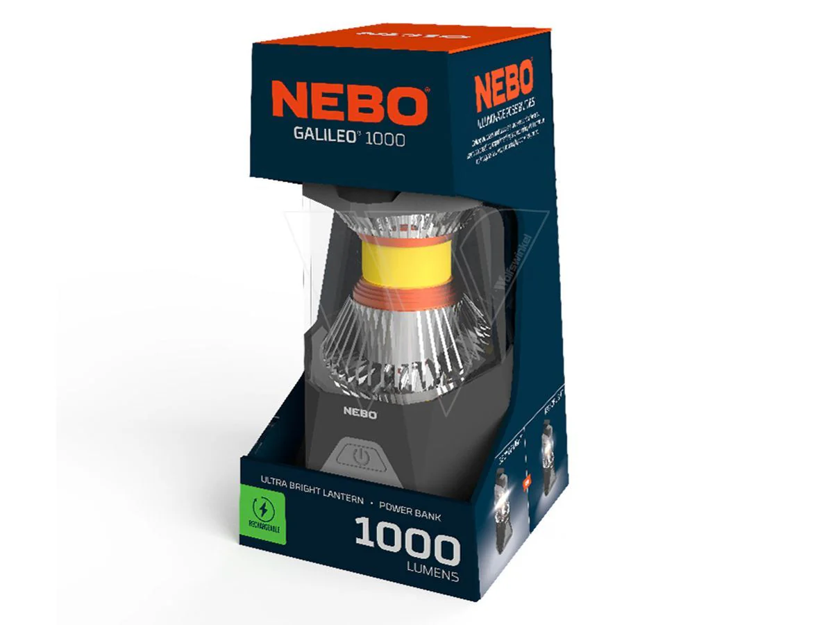 Nebo Galileo 1000 lantaarn/powerbank oplaadbaar - Image 3