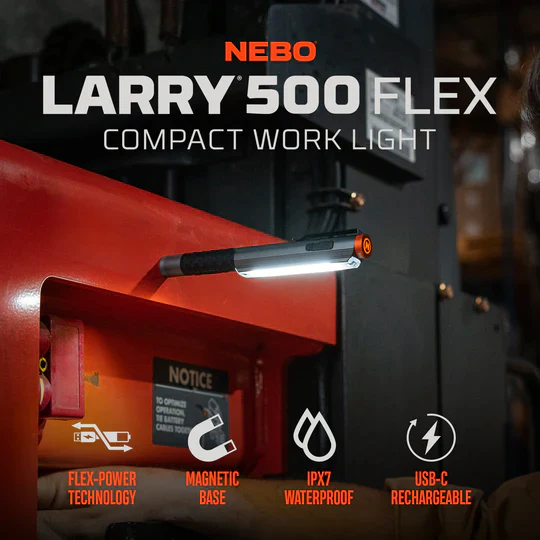 Nebo Larry 500 Flex werklamp oplaadbaar - Image 6