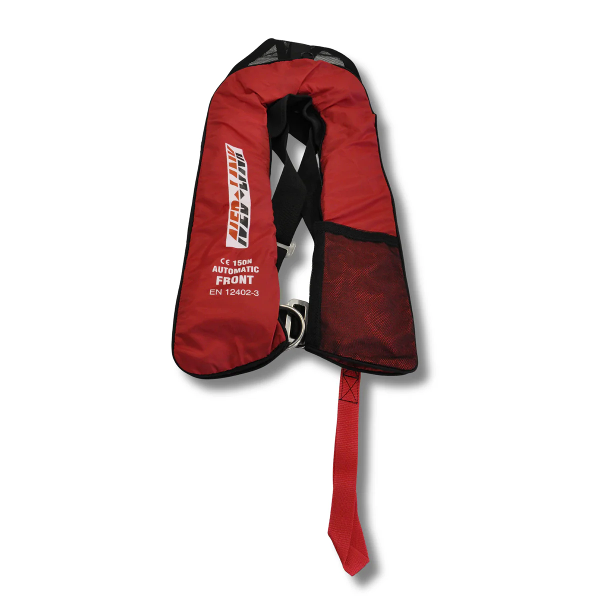 Ned-Link 150N MH automatisch reddingsvest met harnas rood - Image 5