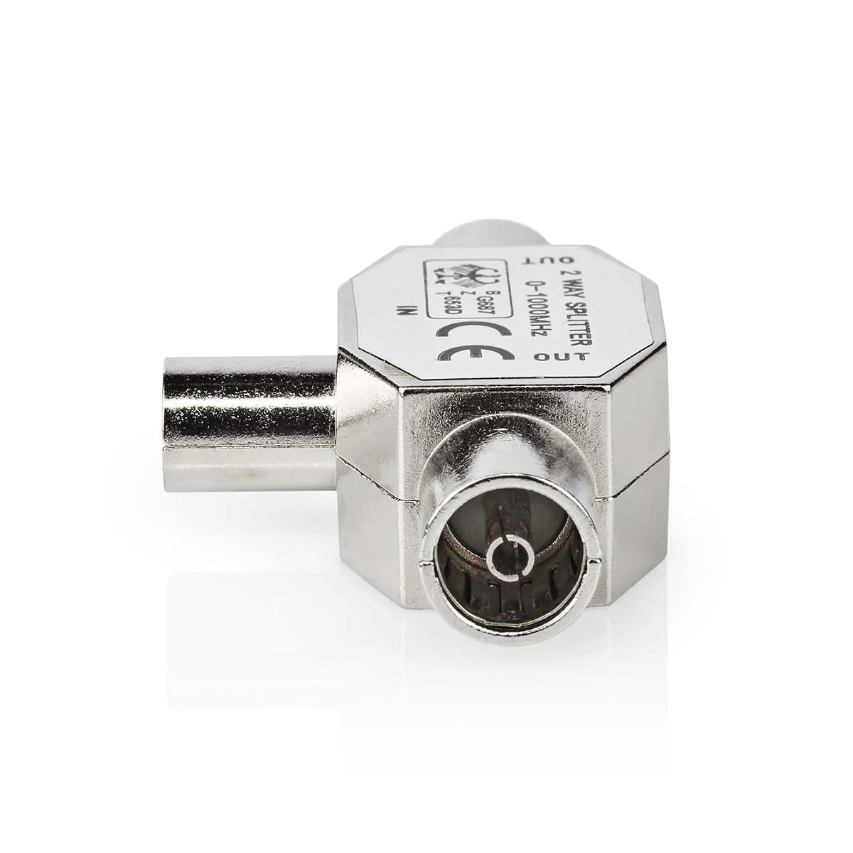 Nedis Coax Splitter IEC (Coax) Male naar 2x Coax Female - Image 3