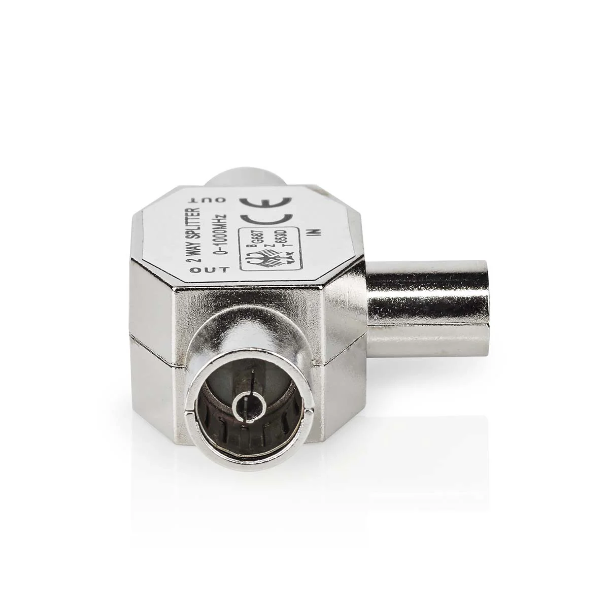 Nedis Coax Splitter IEC (Coax) Male naar 2x Coax Female - Image 4