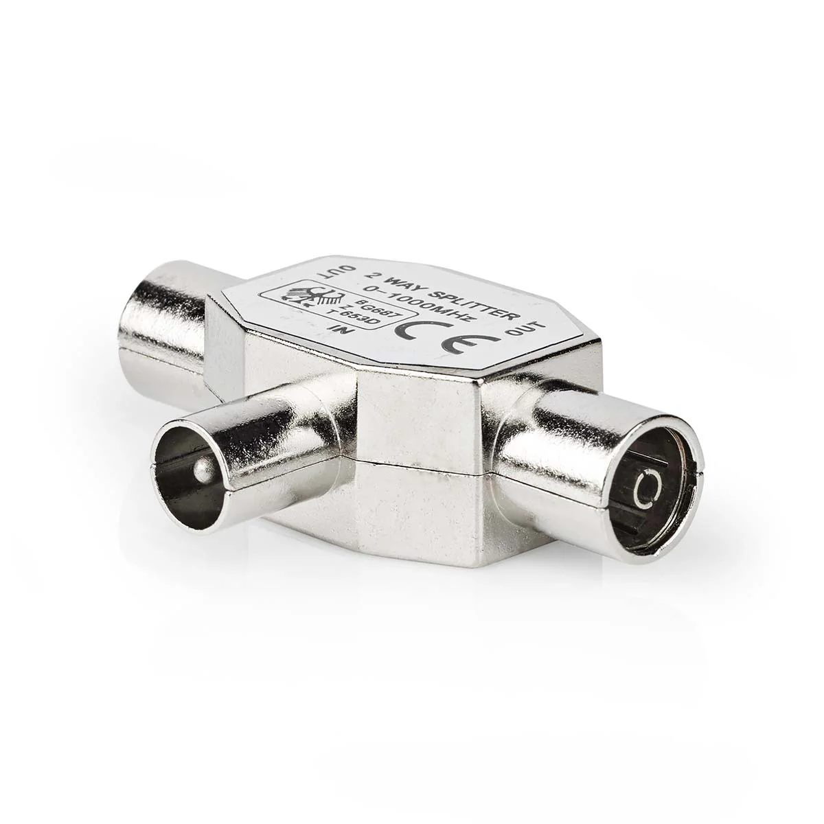 Nedis Coax Splitter IEC (Coax) Male naar 2x Coax Female - Image 5