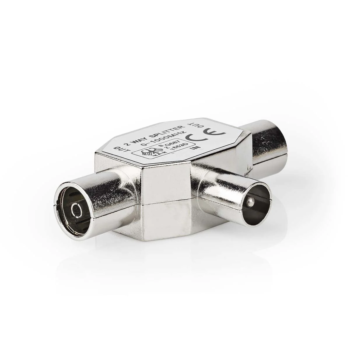 Nedis Coax Splitter IEC (Coax) Male naar 2x Coax Female - Image 6