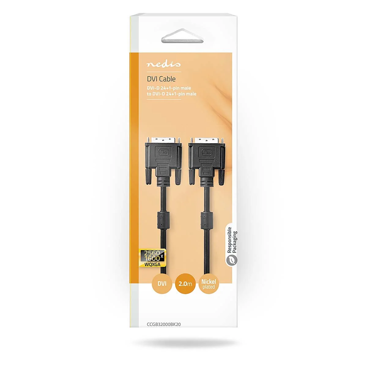 Nedis DVI kabel DVI-D 24+1-Pins Male - Image 3