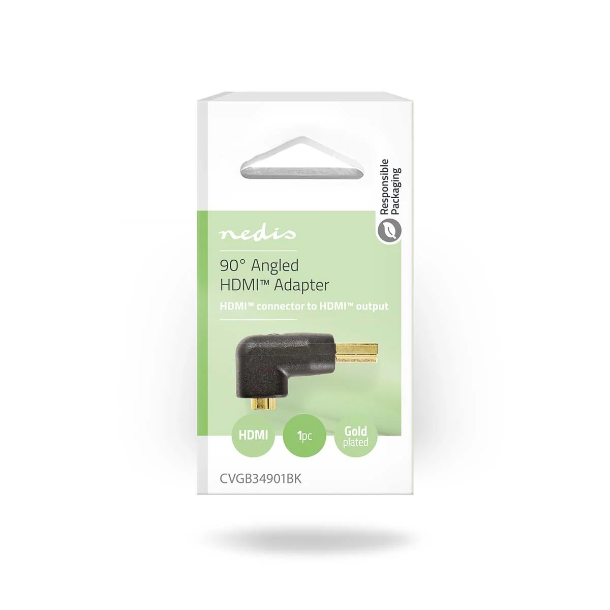 Nedis HDMI Adapter AV verloopplug van HDMI female Connector naar HDMI male - Image 6