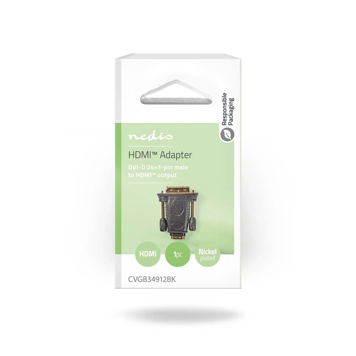 Nedis HDMI Adapter verloop DVI-D 24+1-Pins Male naar HDMI Female - Image 5
