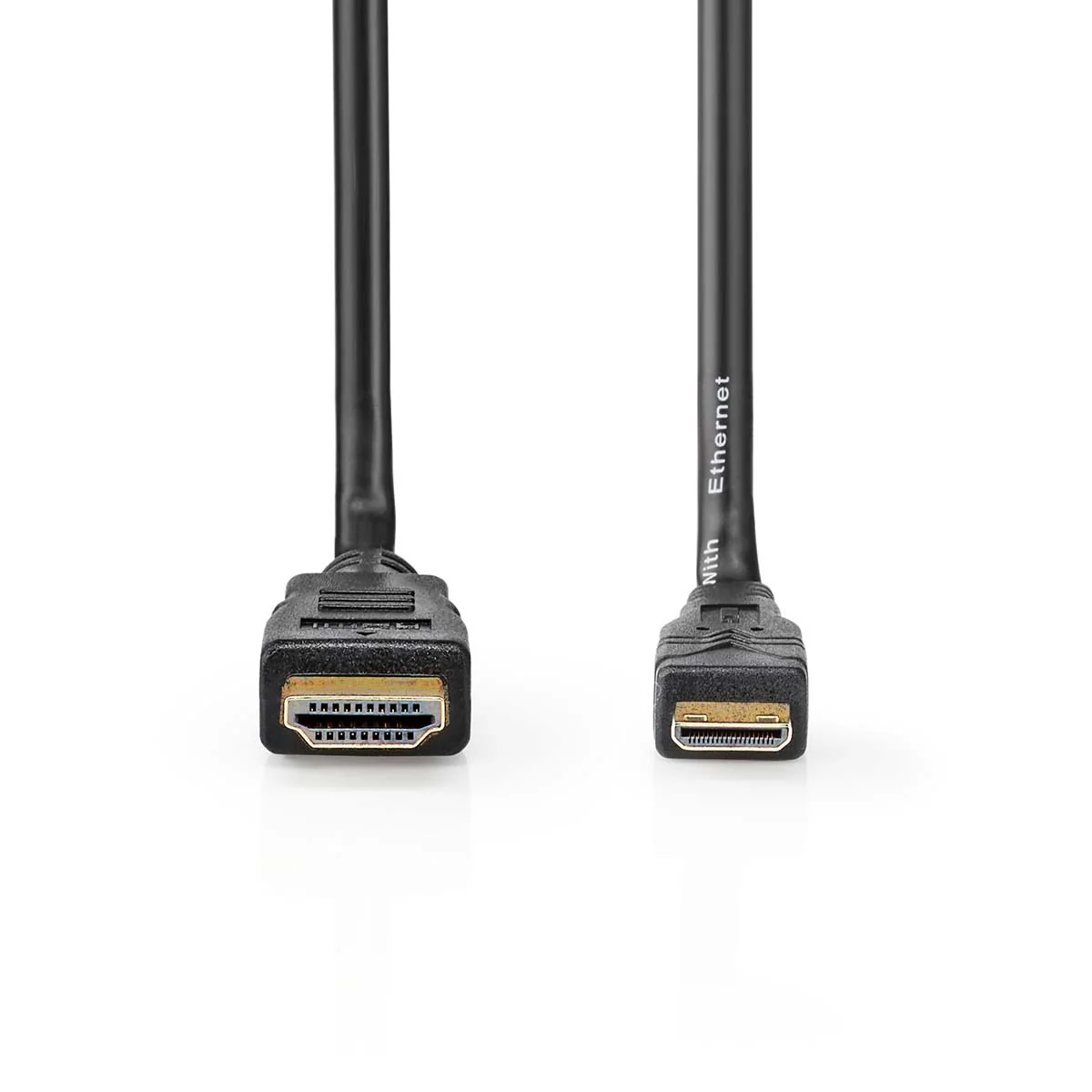 Nedis HDMI naar HDMI mini kabel met ethernet, kabel lengte 2 meter - Image 2
