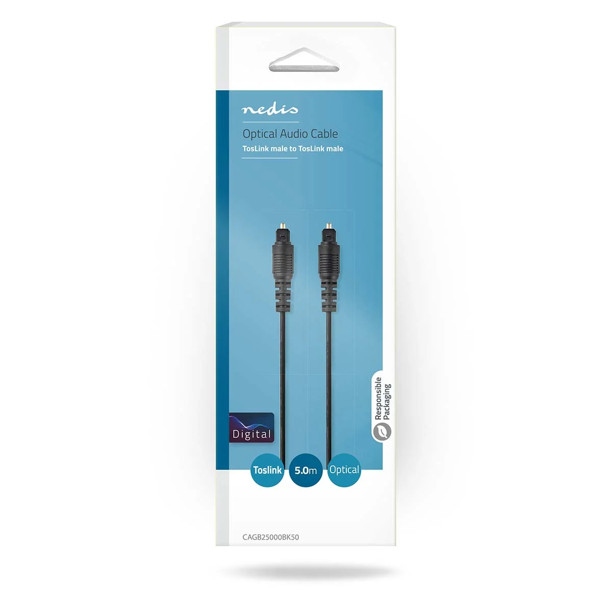 Nedis Optische audio kabel van TosLink male naar TosLink male, lengte 2 meter - Image 3