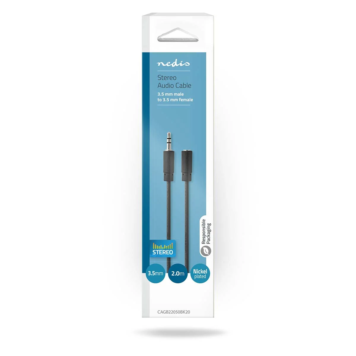 Nedis Stereo audio kabel verlengkabel 3,5 mm Jack Male naar 3,5 mm Jack Female - Image 3