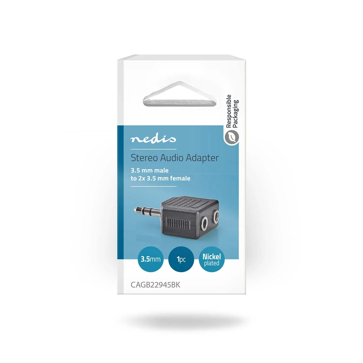 Nedis Stereo audio splitter voor 2 stuks 3,5 mm Jack male pluggen - Image 4