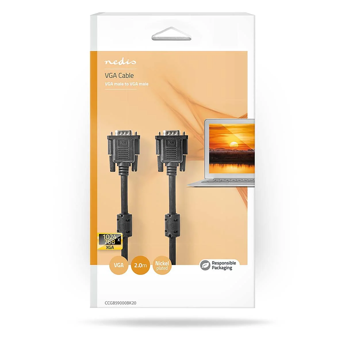 Nedis VGA kabel VGA male naar VGA male - Image 3