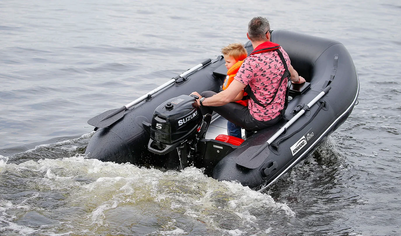 Nimarine MX 390 ALU Black Rhino rubberboot zwart - Image 9