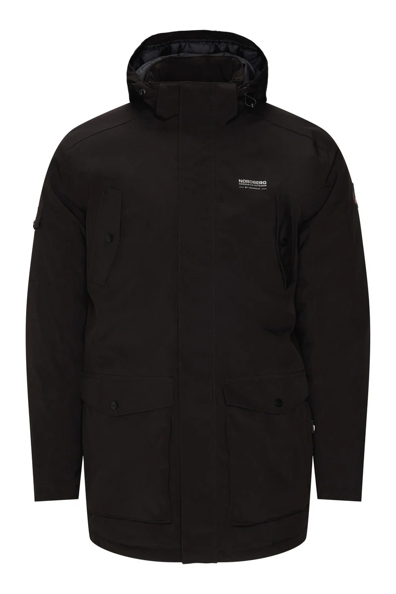 Nordberg Hallstein Parka Winterjas Heren - Zwart