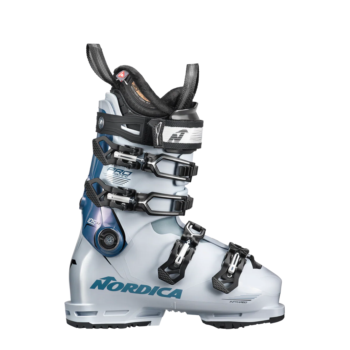 Nordica Promachine 105w GW LV skischoenen wit/blauw dames