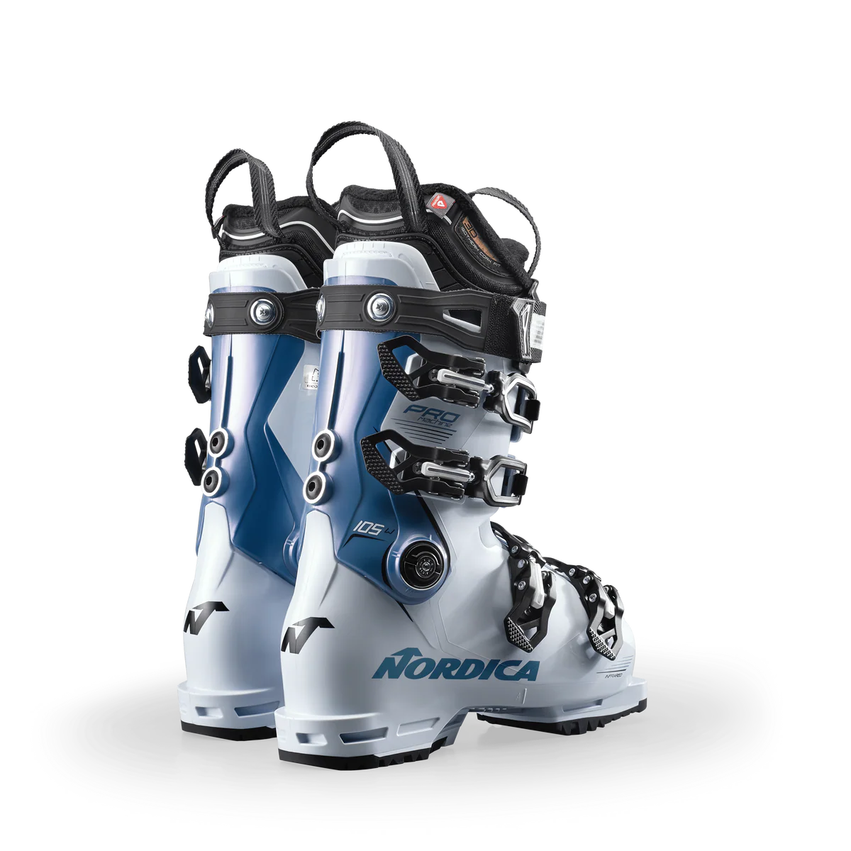 Nordica Promachine 105w GW LV skischoenen wit/blauw dames - Image 7