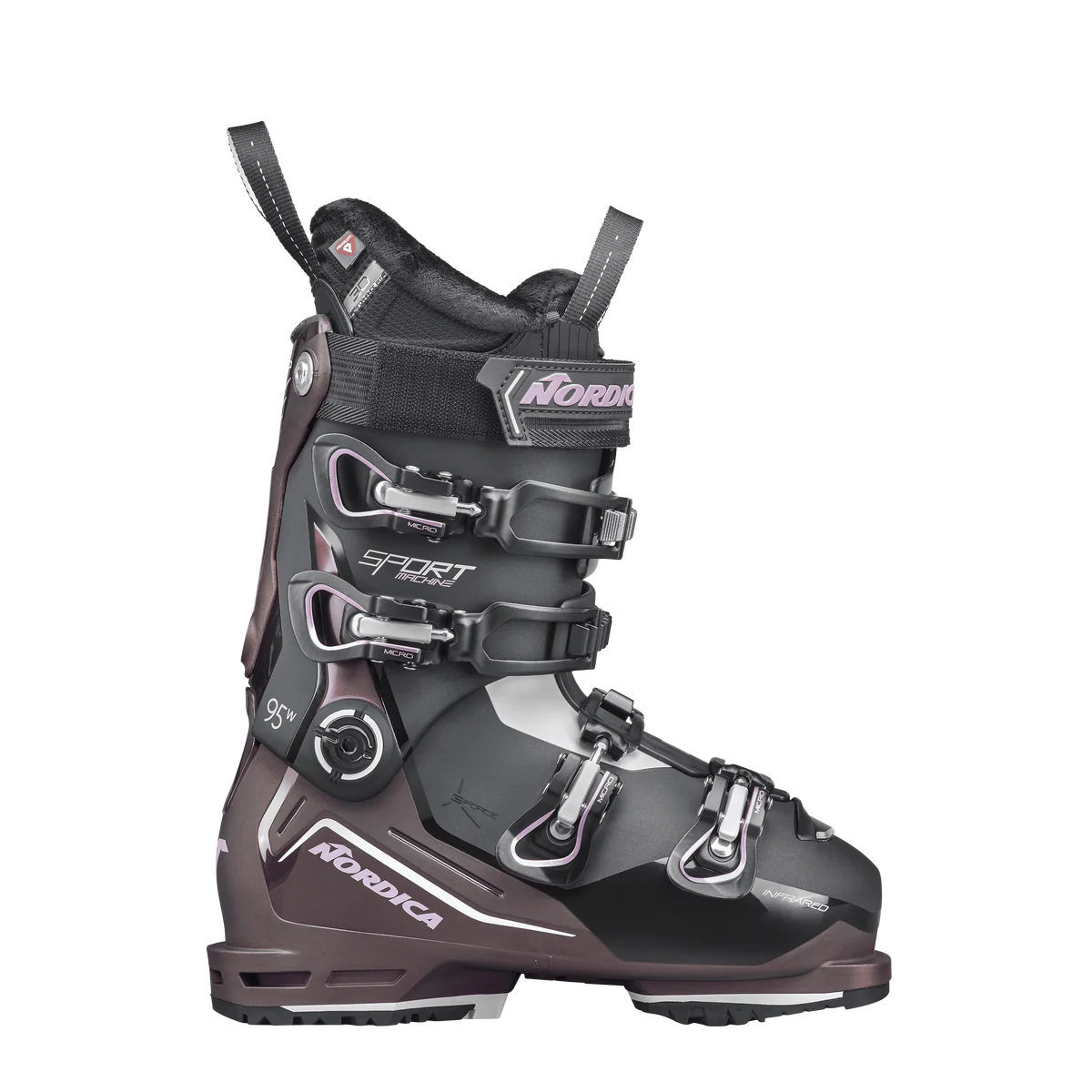 Nordica Sportmachine 3 95w GW HV skischoenen zwart/paars dames
