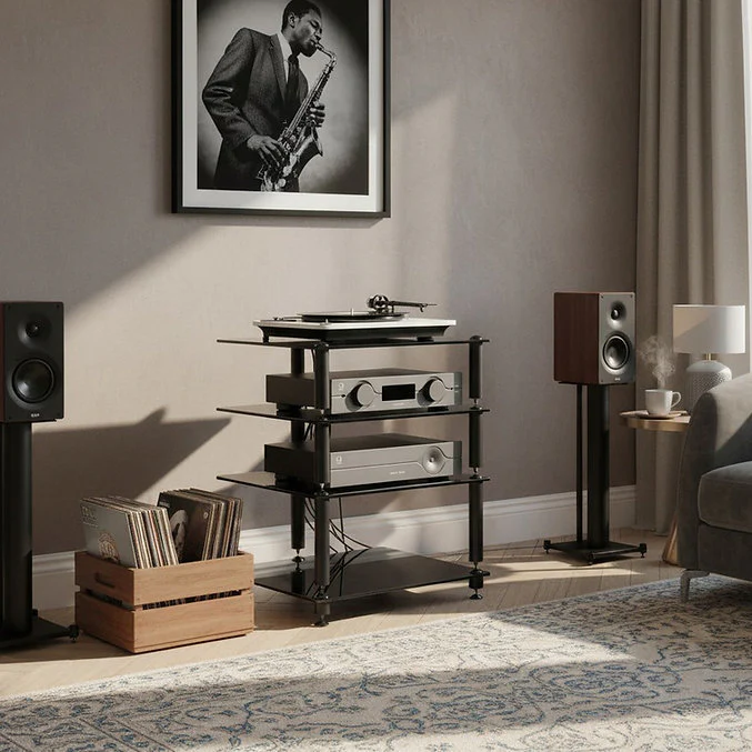 NorStone Bergen 2 audiomeubel met 4 lagen - Image 3